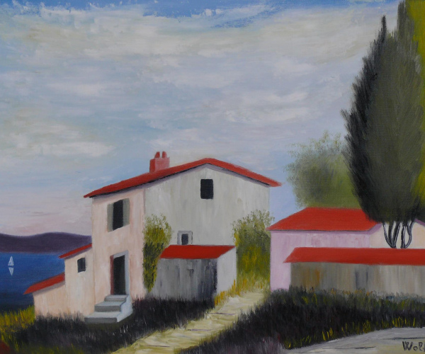 Mediterrán tájkép 2.